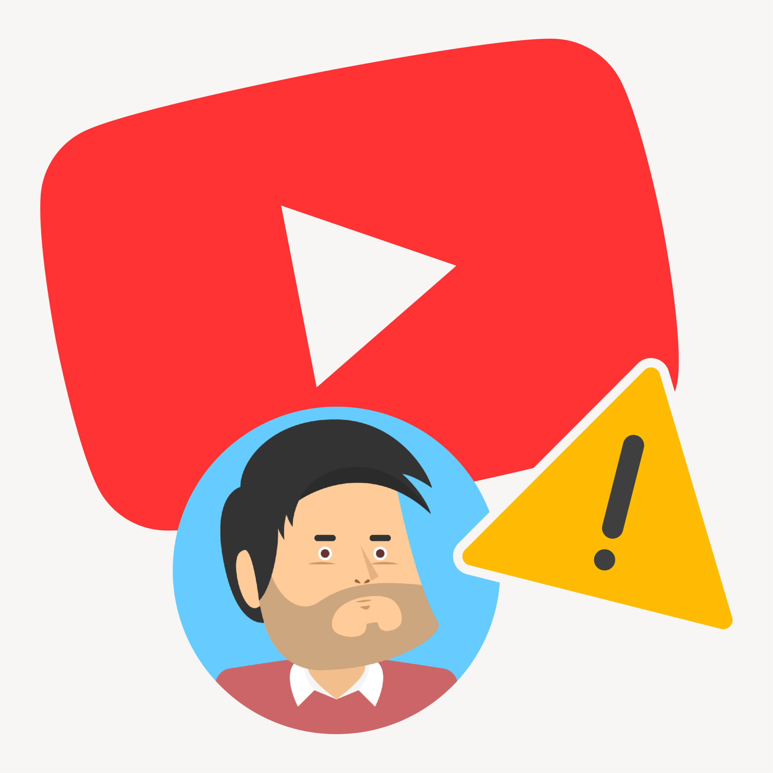 Tchinis a un problème avec YouTube